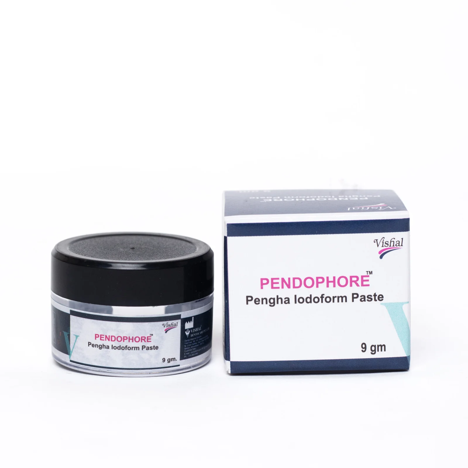 معجون سنخي مطهر ومسكن وموقف للنزيف Pendophore